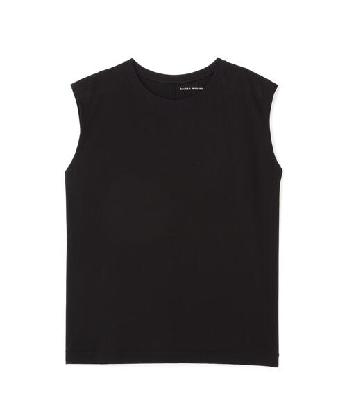 human woman(ヒューマンウーマン)の「◆ゼロロックタンクトップ(Tシャツ/カットソー・レディース・ブラック/ホワイト・MEDIUM)」の12枚目の写真