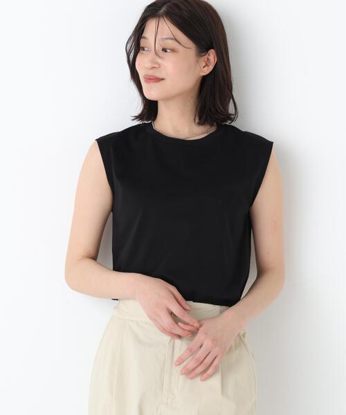 human woman(ヒューマンウーマン)の「◆ゼロロックタンクトップ(Tシャツ/カットソー・レディース・ブラック/ホワイト・MEDIUM)」の13枚目の写真