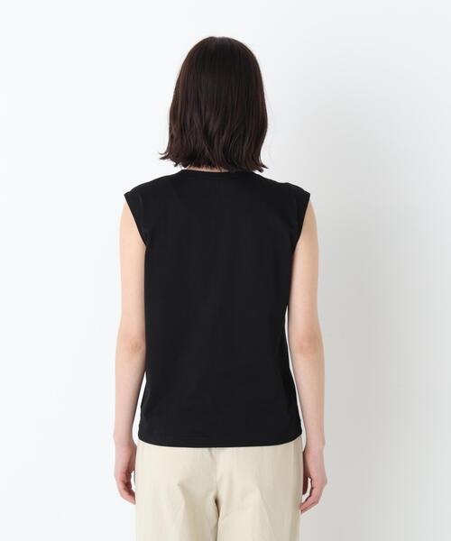 human woman(ヒューマンウーマン)の「◆ゼロロックタンクトップ(Tシャツ/カットソー・レディース・ブラック/ホワイト・MEDIUM)」の17枚目の写真