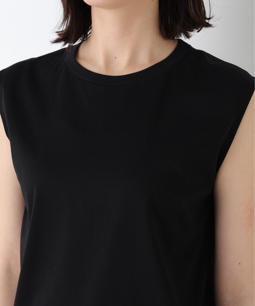 human woman(ヒューマンウーマン)の「◆ゼロロックタンクトップ(Tシャツ/カットソー・レディース・ブラック/ホワイト・MEDIUM)」の4枚目の写真