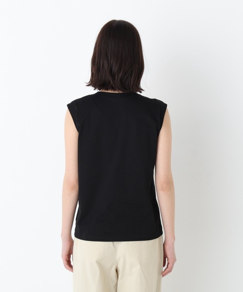 human woman(ヒューマンウーマン)の「◆ゼロロックタンクトップ(Tシャツ/カットソー・レディース・ブラック/ホワイト・MEDIUM)」の5枚目の写真