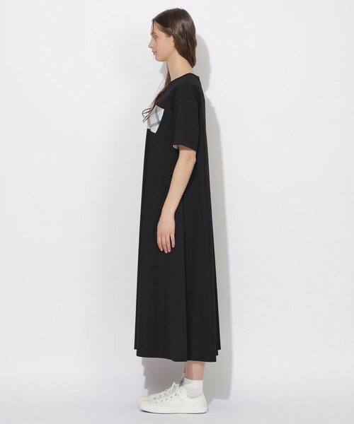 CB CRESTBRIDGE（シービークレストブリッジ）の「ポケットワンピース（ワンピース・レディース・ベビーピンク/ブラック/ダークネイビー・M/S）」の4枚目の写真