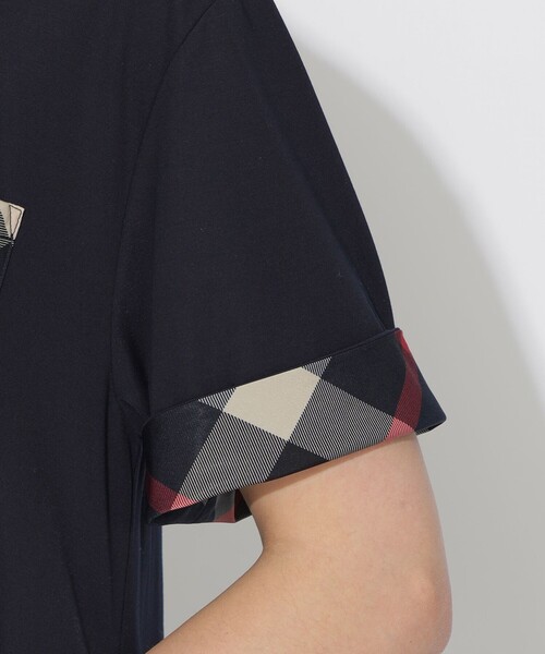 CB CRESTBRIDGE（シービークレストブリッジ）の「ポケットワンピース（ワンピース・レディース・ベビーピンク/ブラック/ダークネイビー・M/S）」の16枚目の写真