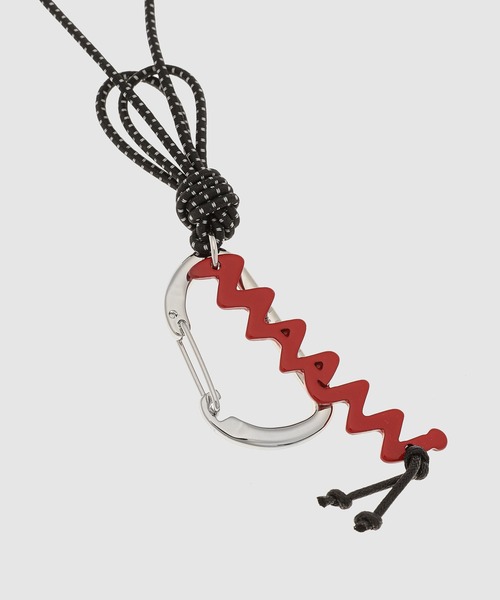 MARNI（マルニ）の「Metal logo / ネックレス（ネックレス・メンズ・レッド・ONE SIZE）」の4枚目の写真