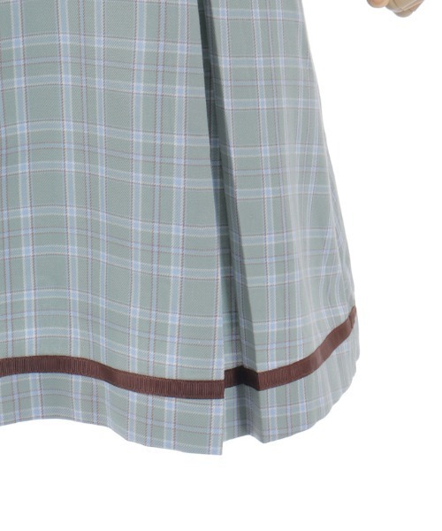 axes femme(アクシーズファム)の「WボタンチェックOP(ワンピース・キッズ・ミント/グレー・LARGE/MEDIUM/X-LARGE)」の16枚目の写真