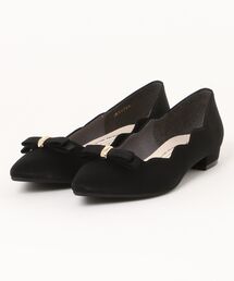 JOLI ENCORE ジョリーアンコール POINTED F PPS 2 ポインテッドフラワーカットパンプス 2 JE80266 BLACK