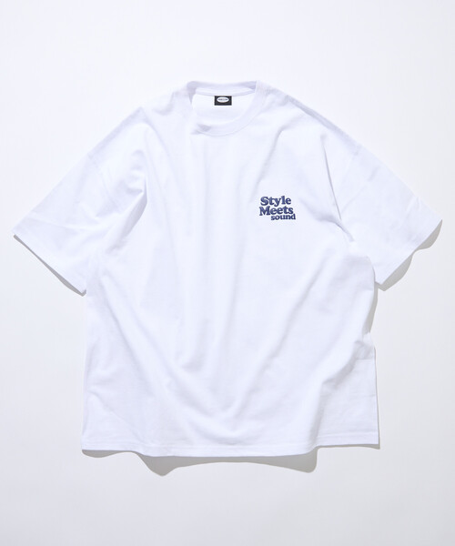 FREAK'S STORE(フリークスストア)の「限定展開 ビッグシルエット バックプリント クルーネック Tシャツ / Style Meets(Tシャツ/カットソー・メンズ・スミクロ/ホワイト/ピンク・SMALL/MEDIUM/LARGE)」の4枚目の写真
