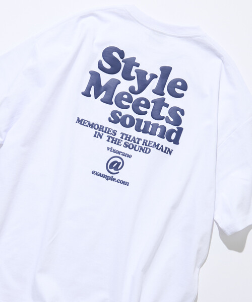 FREAK'S STORE(フリークスストア)の「限定展開 ビッグシルエット バックプリント クルーネック Tシャツ / Style Meets(Tシャツ/カットソー・メンズ・スミクロ/ホワイト/ピンク・SMALL/MEDIUM/LARGE)」の5枚目の写真