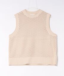 collex | ﾒｯｼｭ柄ﾍﾞｽﾄ(ニット/セーター)