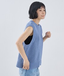 collex（コレックス）の「メッシュ柄ベスト（ベスト）」