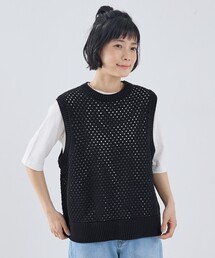 collex（コレックス）の「メッシュ柄ベスト（ベスト）」