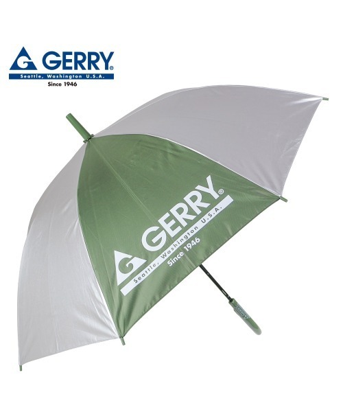 GERRY(ジェリー)の「GERRY KIDSシルバー日傘55cm(長傘・メンズ・ネイビー系/カーキ系/ブラック系・55cm)」の2枚目の写真
