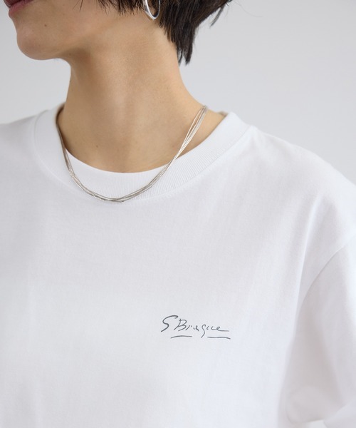 SALON adam et rope'(サロン アダム エ ロペ)の「【WEB限定】ジョルジュ・ブラックアートTシャツ(Tシャツ/カットソー・レディース・ホワイト系その他/ホワイト・FREE)」の12枚目の写真
