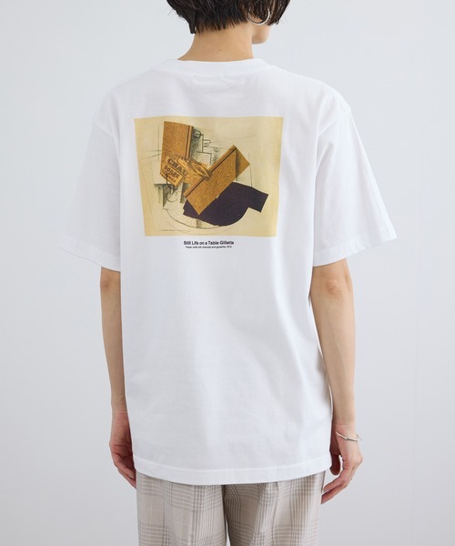SALON adam et rope'(サロン アダム エ ロペ)の「【WEB限定】ジョルジュ・ブラックアートTシャツ(Tシャツ/カットソー・レディース・ホワイト系その他/ホワイト・FREE)」の16枚目の写真