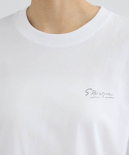 SALON adam et rope'(サロン アダム エ ロペ)の「【WEB限定】ジョルジュ・ブラックアートTシャツ(Tシャツ/カットソー・レディース・ホワイト系その他/ホワイト・FREE)」の17枚目の写真