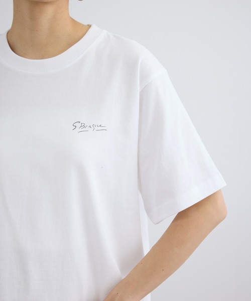 SALON adam et rope'(サロン アダム エ ロペ)の「【WEB限定】ジョルジュ・ブラックアートTシャツ(Tシャツ/カットソー・レディース・ホワイト系その他/ホワイト・FREE)」の18枚目の写真