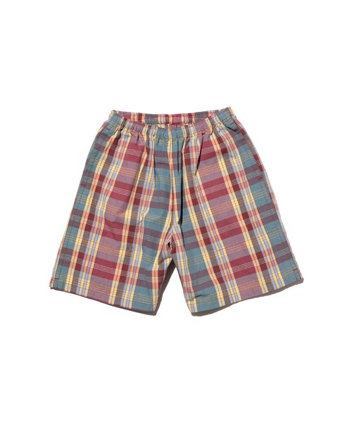 BEAMS PLUS（ビームスプラス）の「GYM Shorts Heavy Madras（その他パンツ・メンズ・レッド/ネイビー・SMALL/MEDIUM/LARGE/X-LARGE）」の7枚目の写真