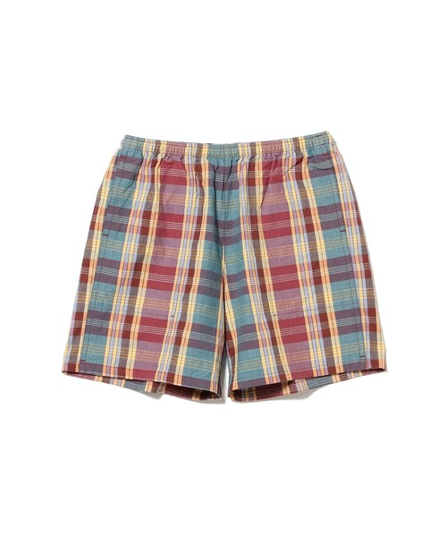 BEAMS PLUS（ビームスプラス）の「GYM Shorts Heavy Madras（その他パンツ・メンズ・レッド/ネイビー・SMALL/MEDIUM/LARGE/X-LARGE）」の8枚目の写真