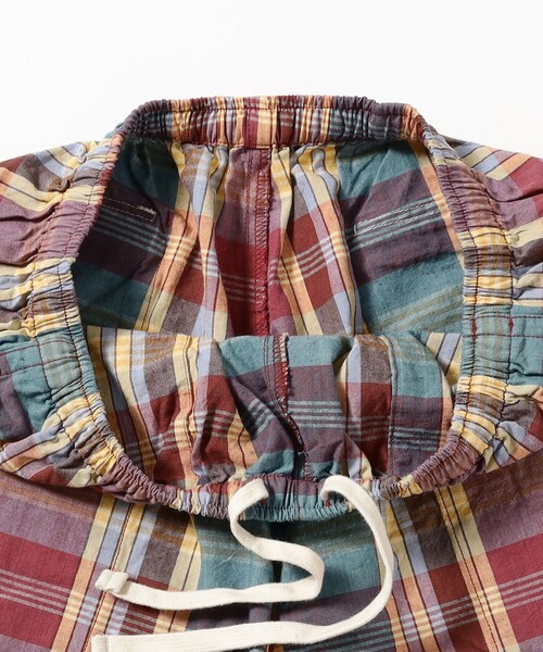 BEAMS PLUS（ビームスプラス）の「GYM Shorts Heavy Madras（その他パンツ・メンズ・レッド/ネイビー・SMALL/MEDIUM/LARGE/X-LARGE）」の11枚目の写真