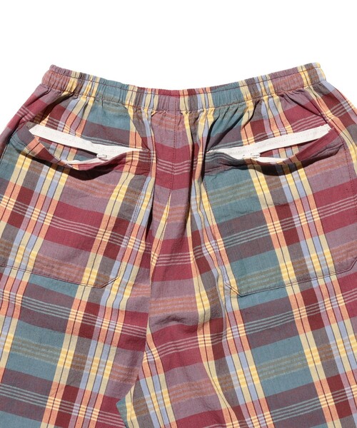 BEAMS PLUS（ビームスプラス）の「GYM Shorts Heavy Madras（その他パンツ・メンズ・レッド/ネイビー・SMALL/MEDIUM/LARGE/X-LARGE）」の12枚目の写真
