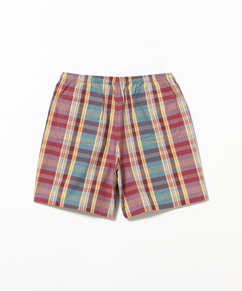BEAMS PLUS（ビームスプラス）の「GYM Shorts Heavy Madras（その他パンツ・メンズ・レッド/ネイビー・SMALL/MEDIUM/LARGE/X-LARGE）」の13枚目の写真