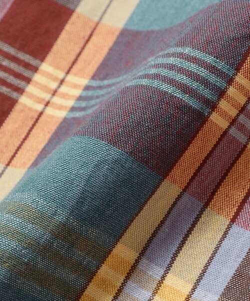 BEAMS PLUS（ビームスプラス）の「GYM Shorts Heavy Madras（その他パンツ・メンズ・レッド/ネイビー・SMALL/MEDIUM/LARGE/X-LARGE）」の14枚目の写真