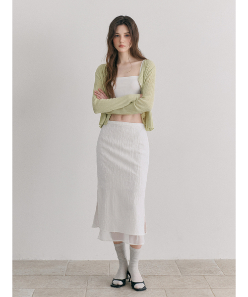 ETMON(エトモン)の「Linen Round Cardigan, Light Green(カーディガン/ボレロ・レディース・その他・F)」の6枚目の写真