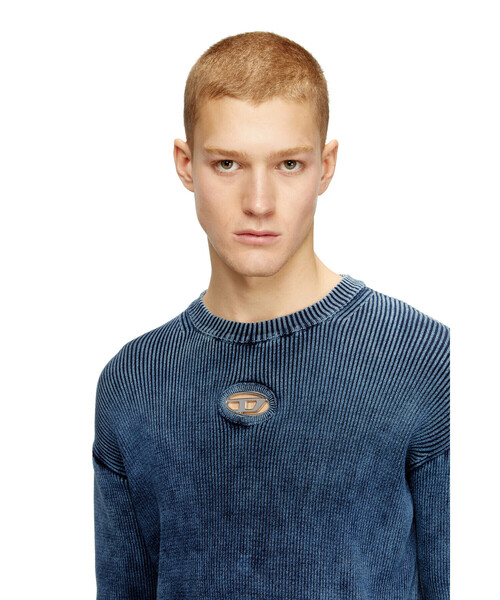 DIESEL（ディーゼル）の「メンズ プルオーバーニット K-DARREN-D（ニット/セーター・メンズ・ネイビー・SMALL/XX-LARGE）」の2枚目の写真