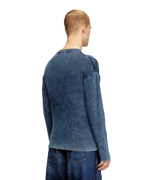 DIESEL（ディーゼル）の「メンズ プルオーバーニット K-DARREN-D（ニット/セーター・メンズ・ネイビー・SMALL/XX-LARGE）」の4枚目の写真