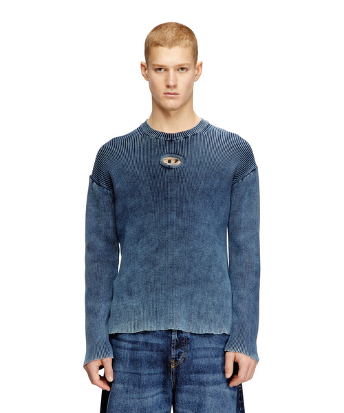 DIESEL（ディーゼル）の「メンズ プルオーバーニット K-DARREN-D（ニット/セーター・メンズ・ネイビー・SMALL/XX-LARGE）」の5枚目の写真