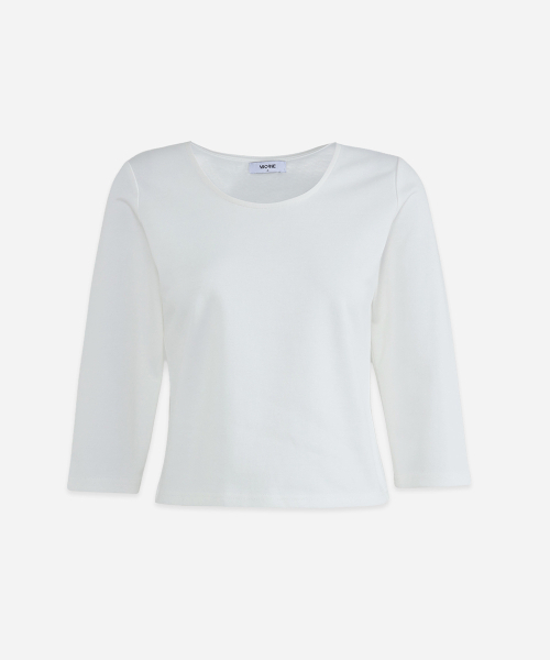 MICANE(ミケーネ)の「ミバ ユーネック クォータースリーブT(Tシャツ/カットソー・レディース・ブラック/スカイブルー/アイボリー・SMALL/MEDIUM/LARGE/X-LARGE)」の18枚目の写真