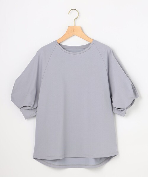 組曲(クミキョク)の「プレーティング天竺 バルーンスリーブカットソー(Tシャツ/カットソー・レディース・ホワイト系/ライトグレー系/ブラック系・2/3)」の18枚目の写真