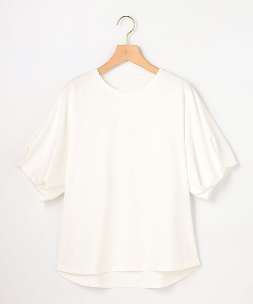 組曲(クミキョク)の「プレーティング天竺 バルーンスリーブカットソー(Tシャツ/カットソー・レディース・ホワイト系/ライトグレー系/ブラック系・2/3)」の20枚目の写真