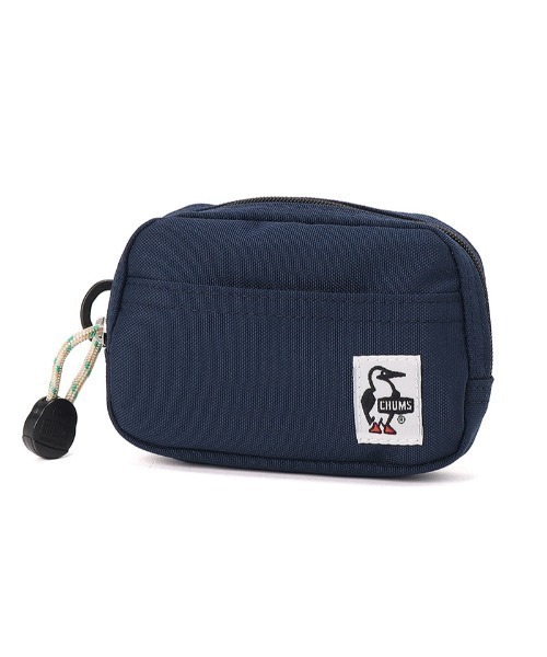 CHUMS（チャムス）の「CHUMS/チャムス ポーチ Recycle Dual Soft Case リサイクルデュアルソフトケース CH60-3987（ポーチ・メンズ・グレー/グレイッシュブルー/ブラック/マルチ/ネイビー/ピンク・FREE）」の4枚目の写真