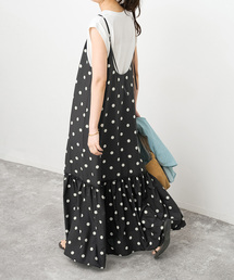 Spick & Span | 《一部店舗+WEB限定 / 》ドットティアードキャミソールワンピース(ワンピース)