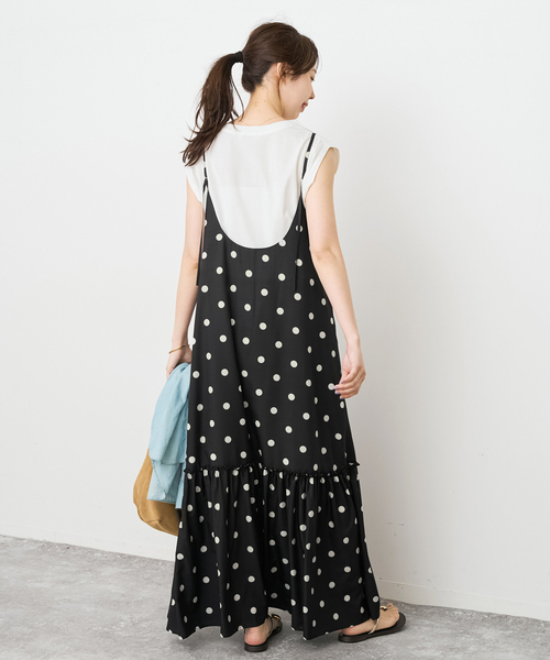 Spick & Span（スピックアンドスパン）の「《一部店舗+WEB限定 / 》ドットティアードキャミソールワンピース（ワンピース・レディース・その他4/マルチ・38/36）」の7枚目の写真