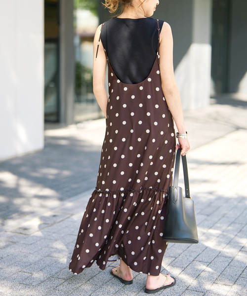 Spick & Span（スピックアンドスパン）の「《一部店舗+WEB限定 / 》ドットティアードキャミソールワンピース（ワンピース・レディース・その他4/マルチ・38/36）」の14枚目の写真