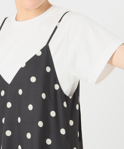 Spick & Span（スピックアンドスパン）の「《一部店舗+WEB限定 / 》ドットティアードキャミソールワンピース（ワンピース・レディース・その他4/マルチ・38/36）」の20枚目の写真
