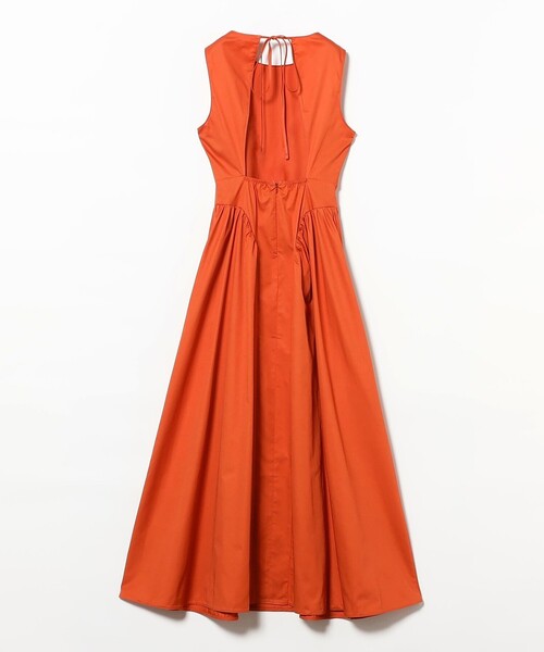 Demi-Luxe BEAMS(デミルクス ビームス)の「【7/24値下げ】Devotion TWINS / DAWN ノースリーブ ドレス(ワンピース・レディース・オレンジ/オリーブ・SMALL/X-SMALL)」の4枚目の写真