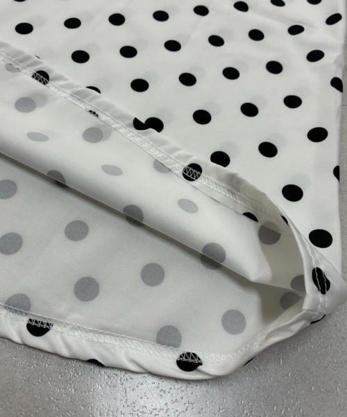 lulufa(ルルファ)の「ドットマーメイドサテンロングスカート(スカート・レディース・ホワイト/ブラック・LARGE/MEDIUM)」の14枚目の写真