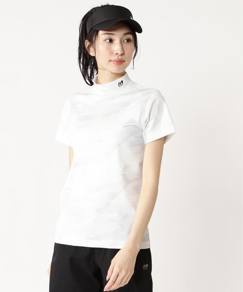 MASTER BUNNY EDITION(マスターバニーエディション)の「【MASTER BUNNY EDITION】メッシュトリコットプリント(Tシャツ/カットソー・レディース・ホワイト/ブラック/ベージュ・SMALL/LARGE/MEDIUM)」の2枚目の写真