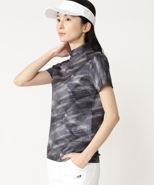 MASTER BUNNY EDITION(マスターバニーエディション)の「【MASTER BUNNY EDITION】メッシュトリコットプリント(Tシャツ/カットソー・レディース・ホワイト/ブラック/ベージュ・SMALL/LARGE/MEDIUM)」の4枚目の写真