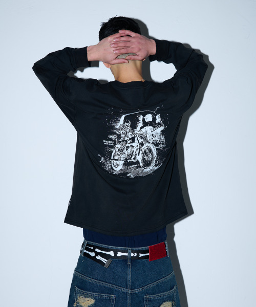 WKNDRS（ウィーキャンドース）の「[KOIN SEOUL] DEATH RIDER LS T-SHIRT (BLACK)（Tシャツ/カットソー・レディース・その他・MEDIUM/LARGE/X-LARGE）」の3枚目の写真