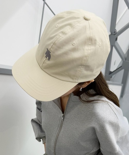 moz(モズ)の「【MOZ】ツイルベースボールキャップ 381-020A(キャップ・レディース・アイボリー/ミント・FREE)」の1枚目の写真