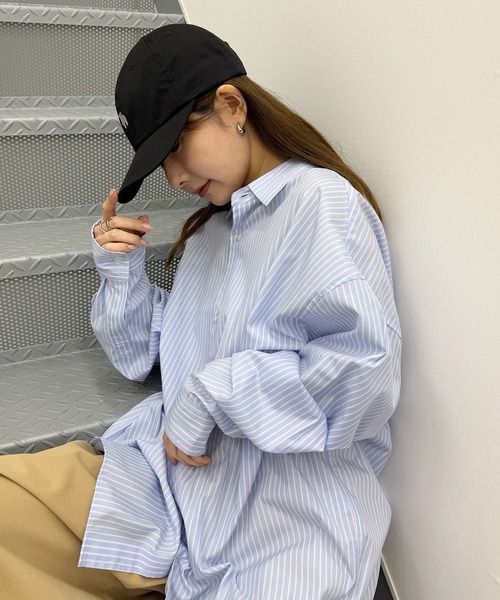 moz(モズ)の「【MOZ】ツイルベースボールキャップ 381-020A(キャップ・レディース・アイボリー/ミント・FREE)」の6枚目の写真