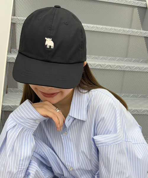 moz(モズ)の「【MOZ】ツイルベースボールキャップ 381-020A(キャップ・レディース・アイボリー/ミント・FREE)」の5枚目の写真