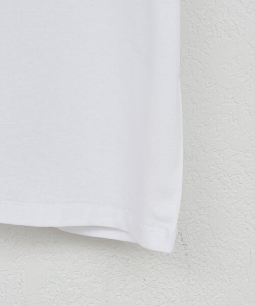 DISCOAT(ディスコート)の「【Enlude】汗染み防止ユーティリティTシャツ《ユニセックス》(Tシャツ/カットソー・レディース・ライトベージュ/チャコールグレー/オフホワイト/カーキ・SMALL/LARGE/MEDIUM)」の12枚目の写真