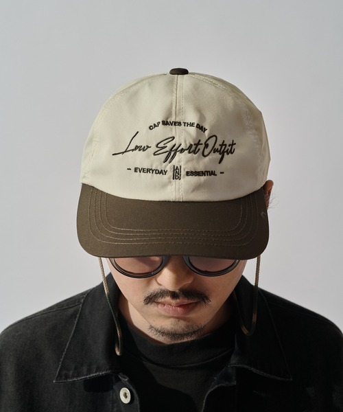 Lui's（ルイス）の「【CPH】6panel cap two-tone（キャップ・メンズ・ブラウン/ネイビー・FREE）」の2枚目の写真