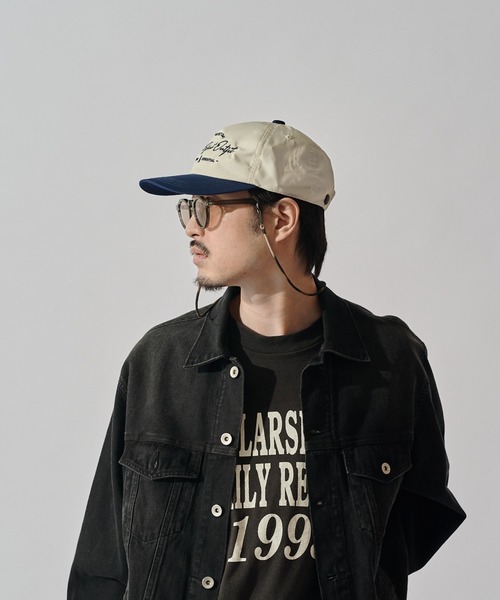 Lui's（ルイス）の「【CPH】6panel cap two-tone（キャップ・メンズ・ブラウン/ネイビー・FREE）」の8枚目の写真
