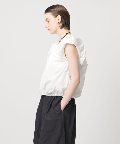 ASTRAET(アストラット)の「<ASTRAET>タフタ バルーン ノースリーブブラウス(シャツ/ブラウス・レディース・ライトピンク/ブラック/ホワイト・FREE)」の1枚目の写真
